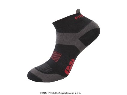 Ponožky Progress RUNNING SOX černé (Velikost 3-5)