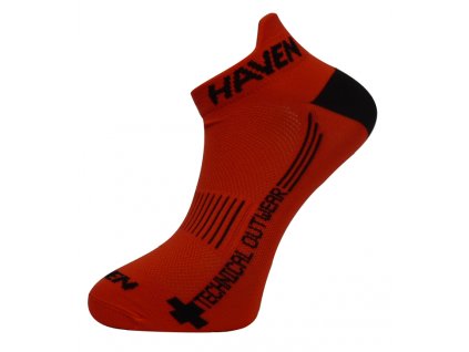 Ponožky HAVEN SNAKE SILVER NEO 2páry červeno/černé (Velikost 10-12)