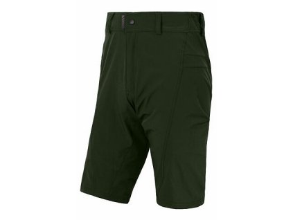 Kalhoty krátké pánské SENSOR HELIUM s cyklovložkou olive green