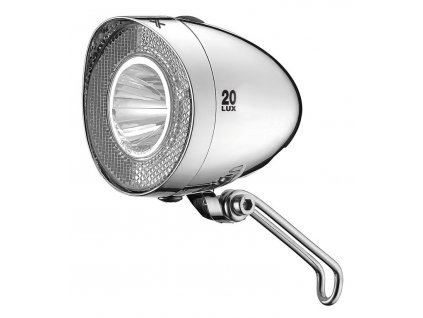 Osvětlení přední XLC Retro LED stříbrné
