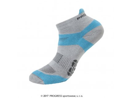 Ponožky Progress RUNNING SOX šedé