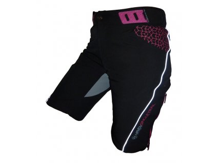 Kalhoty krátké dámské HAVEN SINGLETRAIL WMS černo/růžové s cyklovložkou