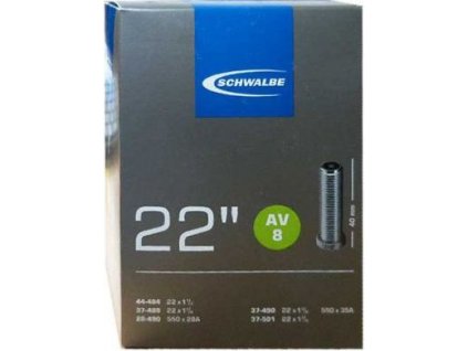 Duše SCHWALBE AV8 22"x1 1/8-1 3/8 (28/37-489/501) AV/40mm