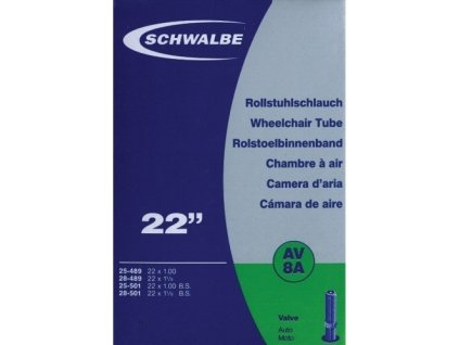 Duše SCHWALBE AV8A 22"x1.00-1.25 (25/28-489/501) AV/40mm
