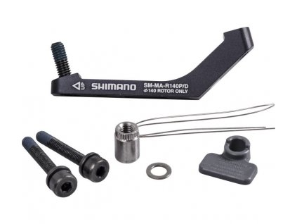 Adaptér kotoučové brzdy Shimano zadní 140mm ploché upevnění original balení