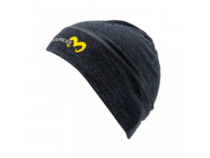 Čepice Progress BEANIE merino šedý melír