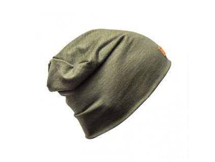 Čepice Progress FREEBEANIE merino khaki melír