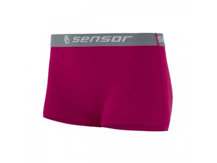 Kalhotky dámské SENSOR MERINO ACTIVE s nohavičkou lilla