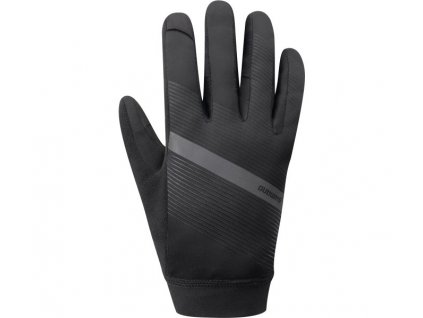 Rukavice cyklistické unisex Shimano WIND CONTROL černé