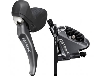 Brzda Shimano GRX BR-RX810 přední komplet flat mount+chladič černá original bale