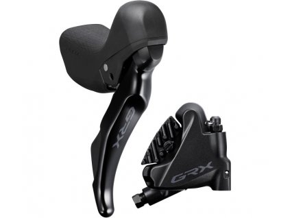 Brzda Shimano GRX BR-RX400 zadní komplet s řazením flat mount+chladič original