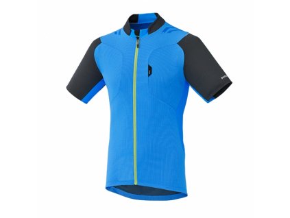 Dres krátký pánský Shimano Explorer Jersey modrý