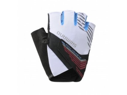 Rukavice Shimano Advanced glove bílé