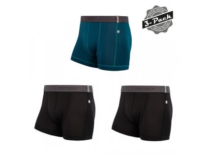 Boxerky SENSOR COOLMAX TECH 3 pack černé