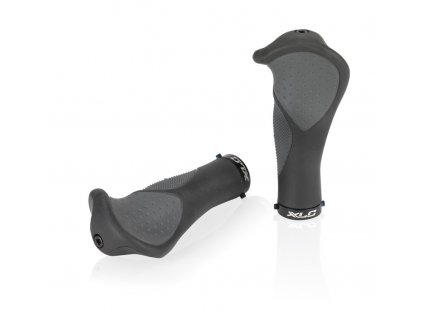 Gripy XLC Ergonomic GR-S22 135/92mm černo/šedé