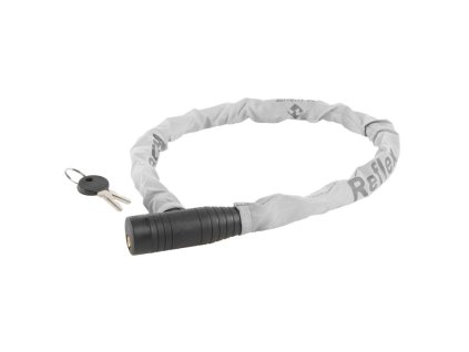 Zámek M-Wave 15x800mm pletený černý s reflexním potahem