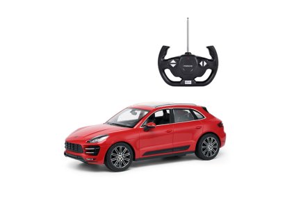 Rastar RC auto Porsche Macan Turbo 1:14 červená