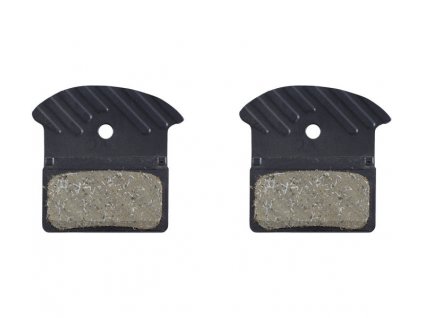 Brzdové destičky Shimano J05A-RF polymer s chladičem 25 párů