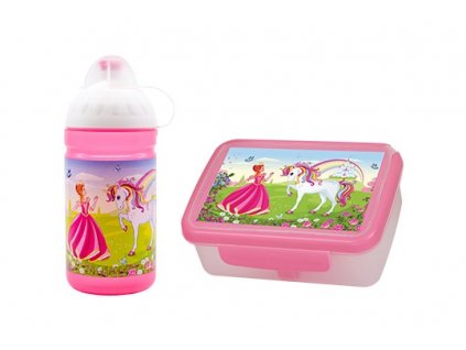 Set R&B box a lahev Princezna a jednorožec 500ml
