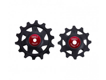 Kladky BBB BDP-17 RollerBoys 12/14T černé keramika