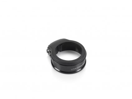 Objímka sedlovky XLC PC-A02 31,8mm Al imbus s těsněním černá