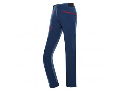 Kalhoty dámské dlouhé ALPINE PRO RAMELA rychleschnoucí modré