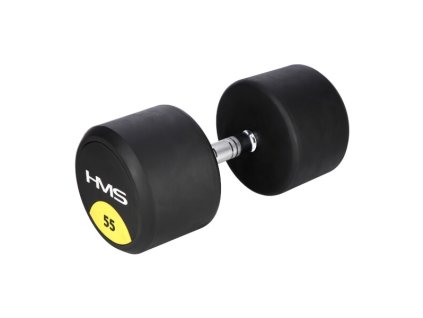 Pogumovaná jednoruční činka HMS HG Pro 55 kg
