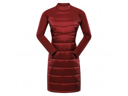 Šaty dámské ALPINE PRO OMERA červené