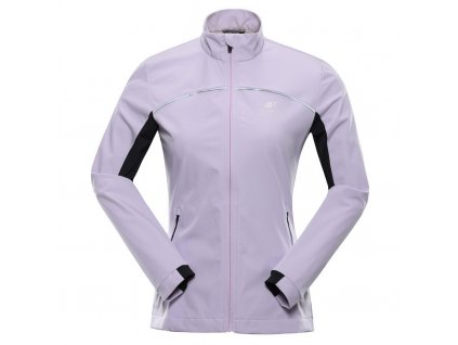 Bunda dámská ALPINE PRO GEROCA softshellová fialová (Velikost L)