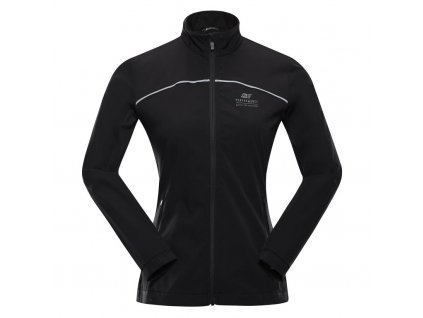 Bunda dámská ALPINE PRO GEROCA softshellová černá (Velikost L)
