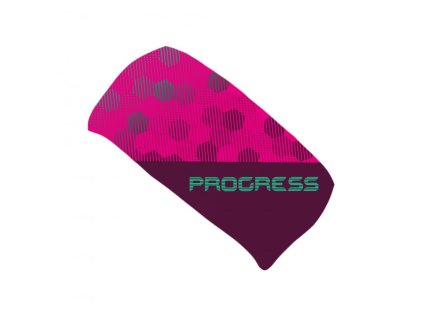 Čelenka Progress HDB PRINT růžová/mint