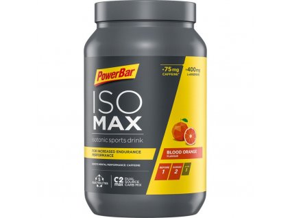 Nápoj PowerBar ISOMAX krvavý pomeranč s kofeinem 1200g