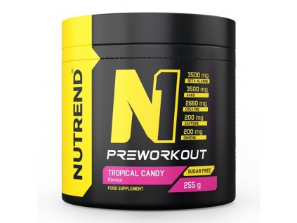 Nápoj Nutrend N1 PRE-WORKOUT 255g tropical candy