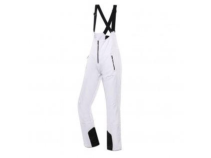 Kalhoty dámské dlouhé ALPINE PRO GERANA softshellové bílé