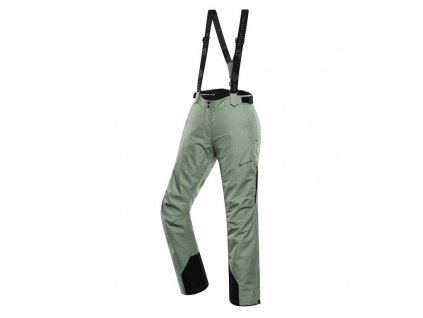 Kalhoty dámské dlouhé ALPINE PRO OSAGA s membránou PTX zelené