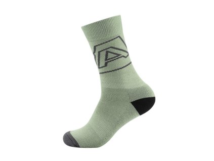 Ponožky unisex ALPINE PRO PHALTE merino zelené