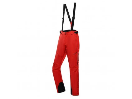 Kalhoty pánské dlouhé ALPINE PRO OSAG s membránou PTX červené