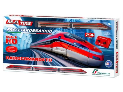 reel toys rc vlak frecciarossa 1000 rc meritko h0 24ghz vlak 91cm draha 5m