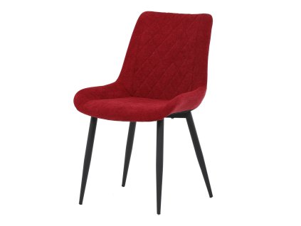 Jídelní židle GIANLUCA červená látka