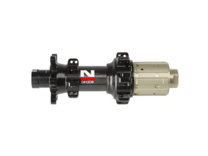 Náboj Novatec D412CB 24d carbon zadní