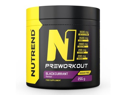 Nápoj Nutrend N1 PRE-WORKOUT 255g černý rybíz