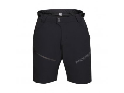 Kalhoty krátké pánské Progress GENIUS BIKE SHORTS černé