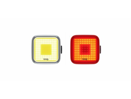 Blikačka přední+zadní Knog Blinder Black Twinpack Square černá