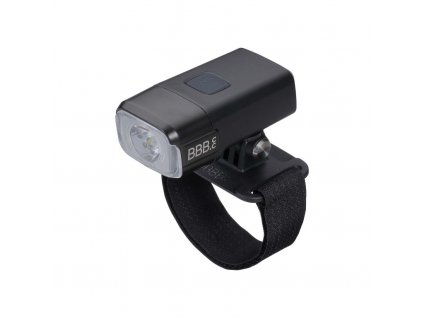 Osvětlení přední BBB AdventureStrike nabíjecí USB + držák na helmu