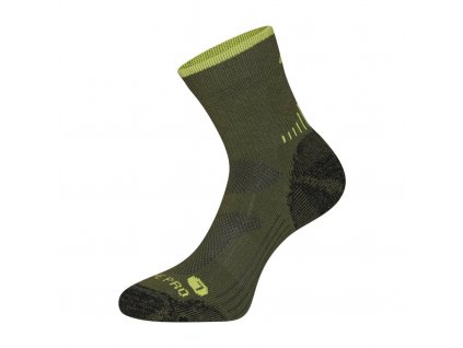 Ponožky ALPINE PRO KEROWE antibakteriální merino zelené