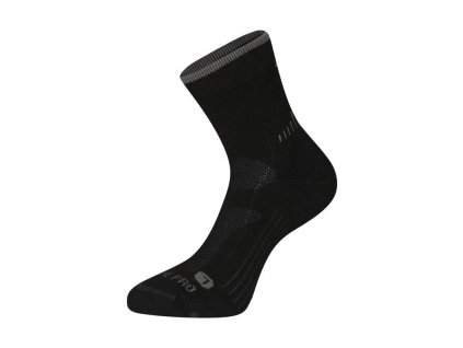 Ponožky ALPINE PRO KEROWE antibakteriální merino černé