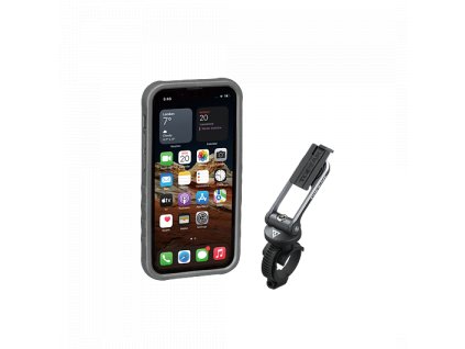 Obal na mobil TOPEAK RIDECASE pro iPhone 13 Mini černá/šedá