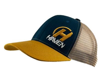 Čepice HAVEN TRUCKER modro/hnědá (Velikost L/XL)