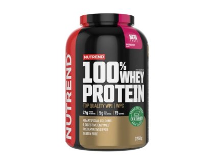Nápoj Nutrend 100% WHEY PROTEIN 2250g malina