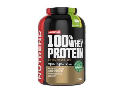 Nápoj Nutrend 100% WHEY PROTEIN 2250g kiwi+banán